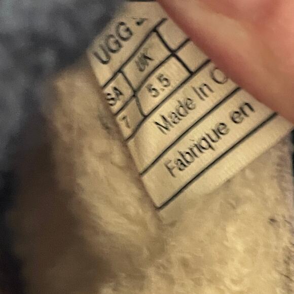 UGG Suede Rubber Sole Clogs size 7 - Picture 6 of 10